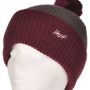 Huf Simple Bobble Hat - Single Fold Pom Pom Hat
