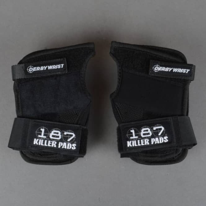 187 Killer Pads Derby Wristguards - Black