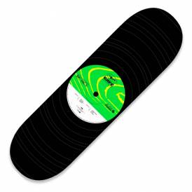45 Embossed (Green) Classic Shape Skateboard Deck 8.25''