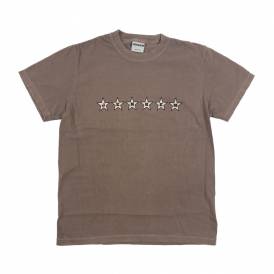6 Star Skate T-Shirt - Burgundy
