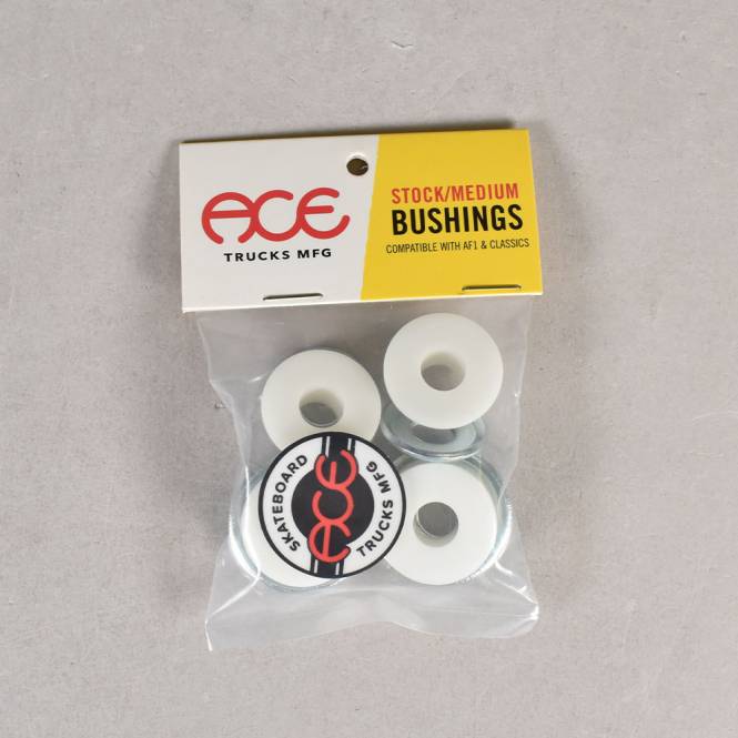 Ace Trucks Stock (White) 91A/86A Skateboard Bushings