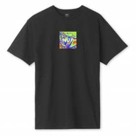 Acid House Box Logo Skate T-Shirt - Black