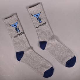 Action Logo Socks - Grey/Navy
