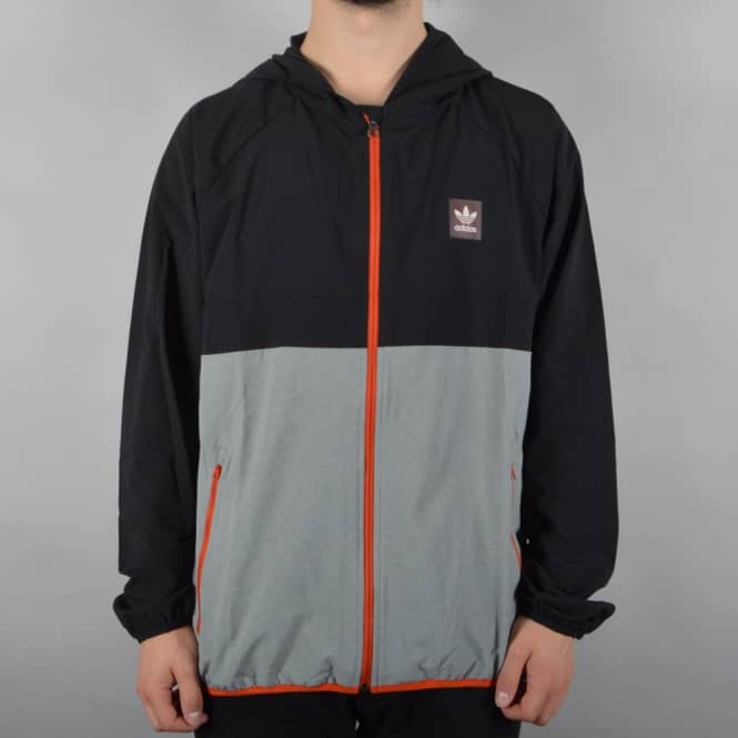 Adidas Skateboarding Aerotech Windbreaker Jacket - Black/Melange