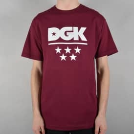 All Star Skate T-Shirt - Burgundy