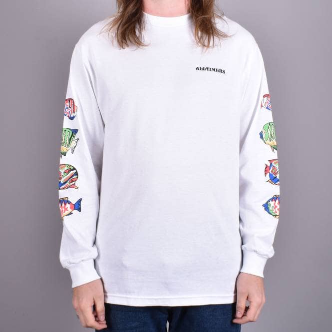Alltimers Deep Sea Longsleeve T-Shirt - White