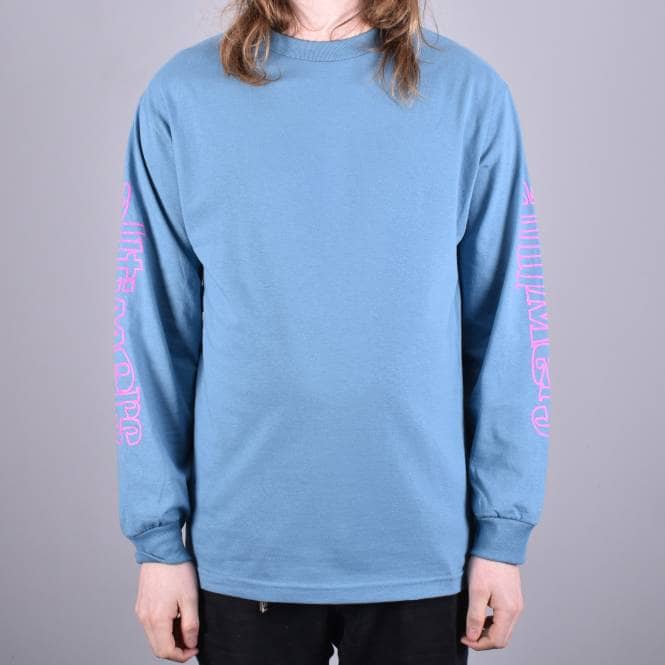 Alltimers Ska Sucks Longsleeve T-Shirt - Slate Blue