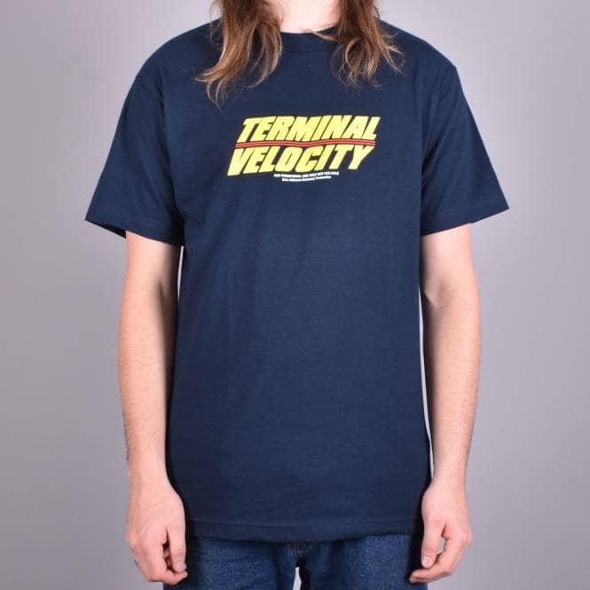 Alltimers Terminal Velocity T-Shirt - Navy