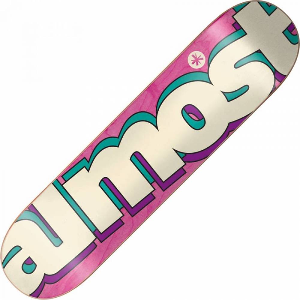Almost Skateboards Almost Tuff Times Tilt Logo Deck 7.6