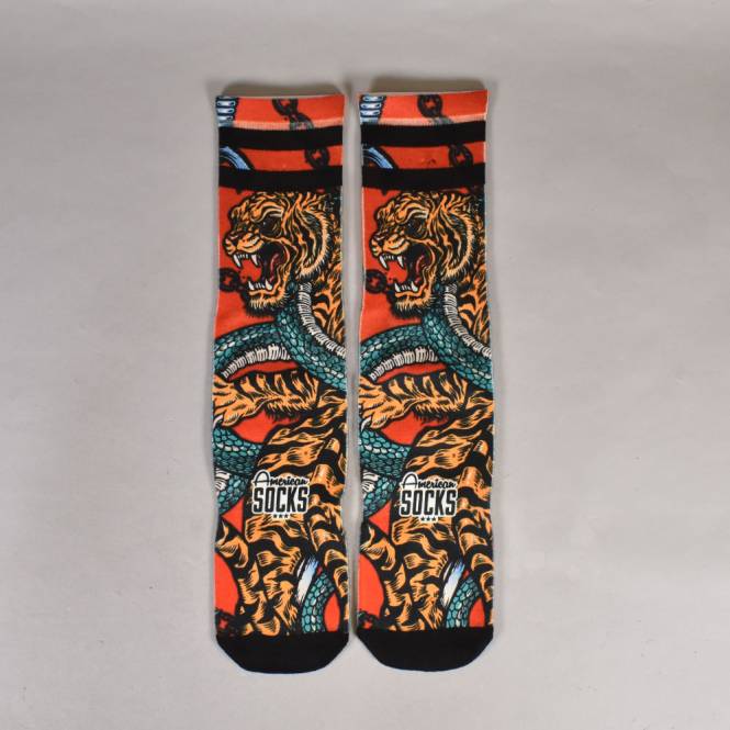American Socks Bengala Socks - Red