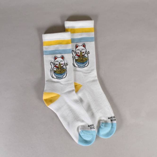 American Socks Neko Socks - White