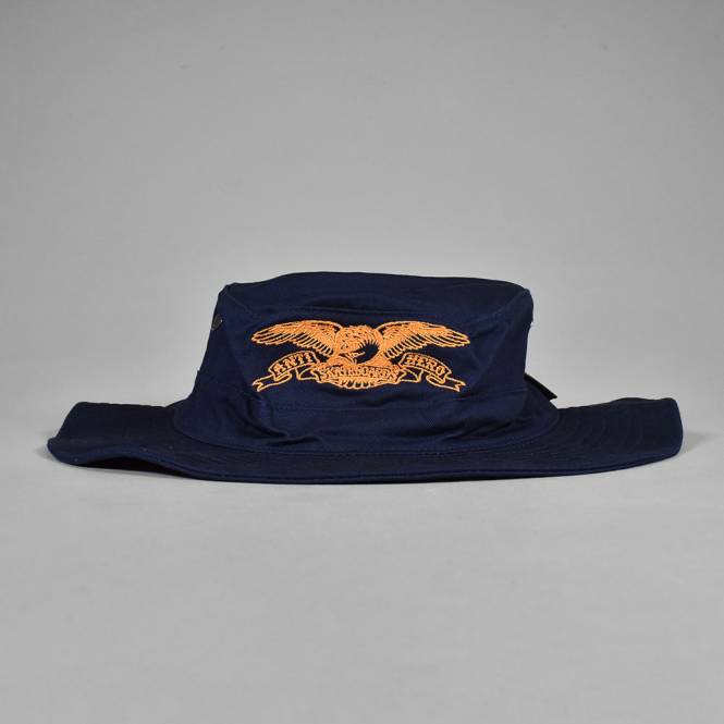Antihero Skateboards Basic Eagle Boonie Hat - Navy/Orange