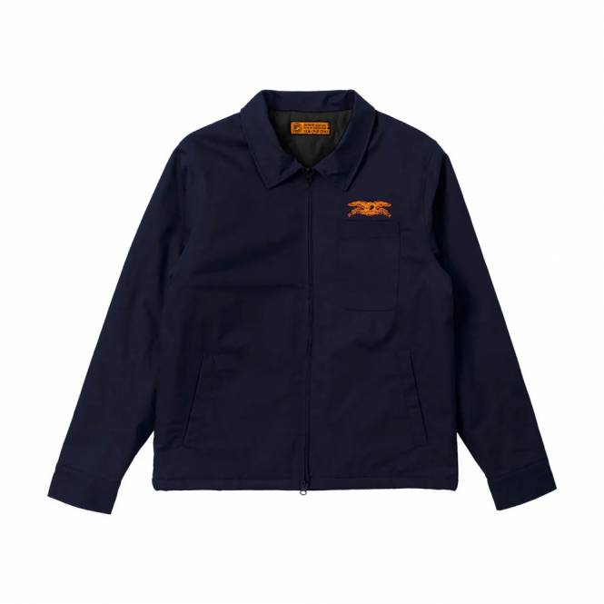 Antihero Skateboards Basic Eagle Stash Jacket - Navy/Orange