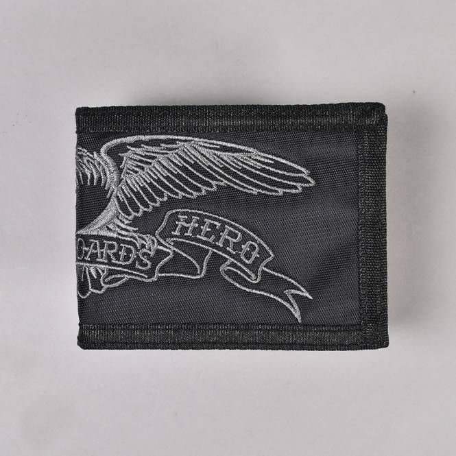 Antihero Skateboards Basic Eagle Wallet - Black/Charcoal