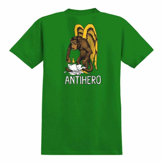 Antihero Skateboards Daan First Skate T-Shirt - Kelly Green