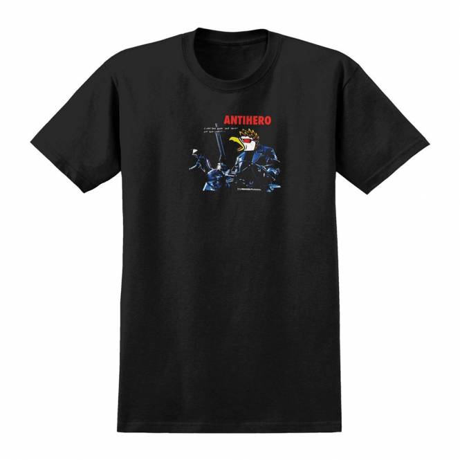 Antihero Skateboards Eaglenator Skate T-Shirt -  Black/Multi