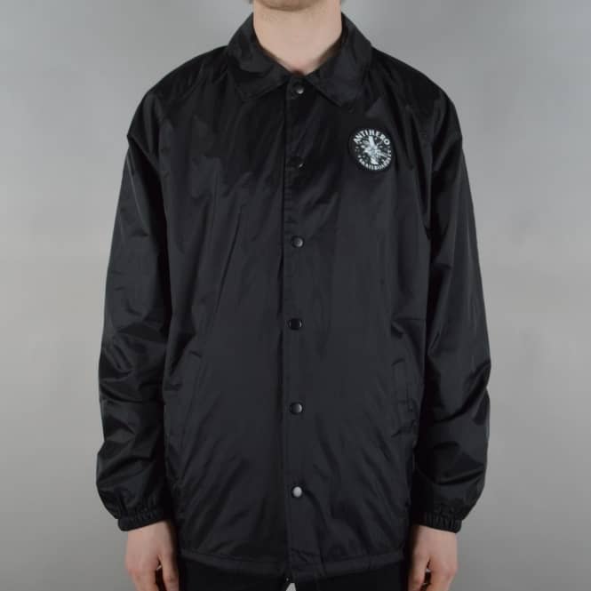 Antihero Skateboards Engineering Patch Coaches Jacket - Black
