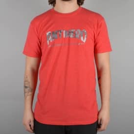 Skate Co. Camo Slim Fit Skate T-Shirt - Red