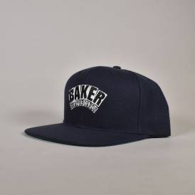 Arch Logo Snapback Cap - Navy