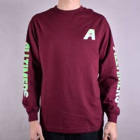 Artists Longsleeve T-Shirt - Burgundy