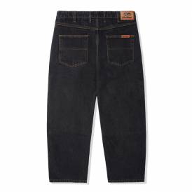 Baggy Denim Jeans - Washed Black