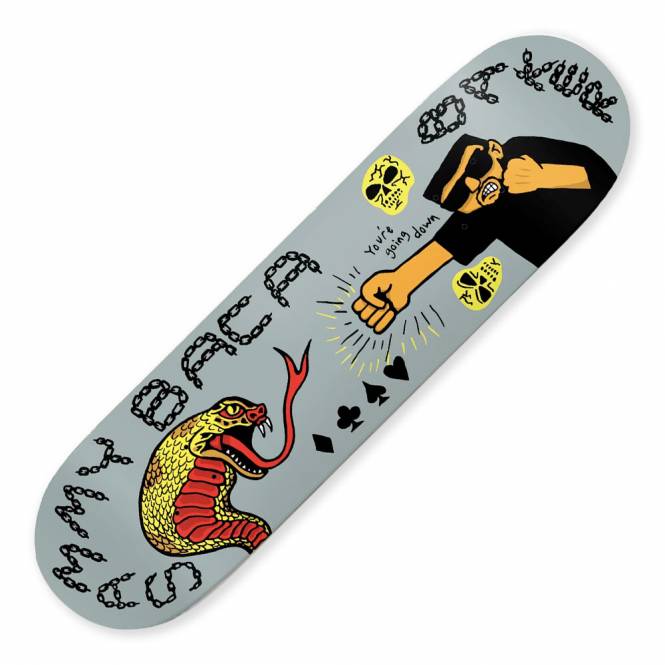 Baker Skateboards Bacca Going Down Skateboard Deck 8.25''