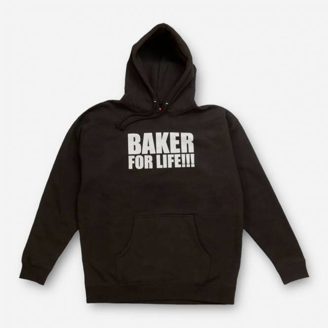Baker Skateboards Baker 4 Life Hood - Black