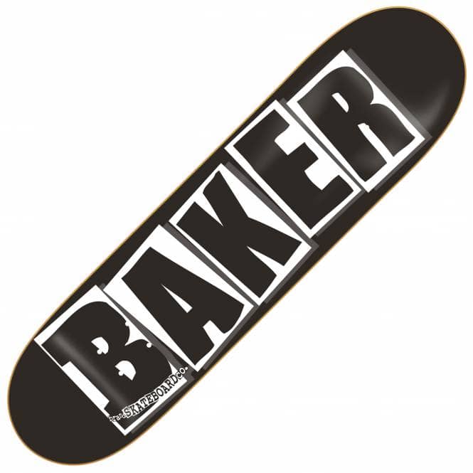 Baker Skateboards Brand Logo Black/White Skateboard Deck 8.25''