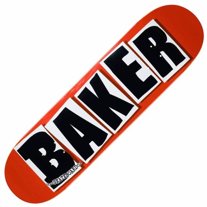 Baker Skateboards Brand Logo (Red/White/Black) Skatreboard Deck 8.475''