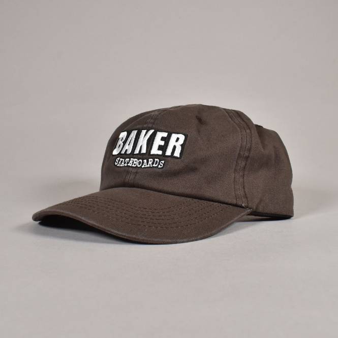 Baker Skateboards Classic Logo Dad Snapback Cap - Brown