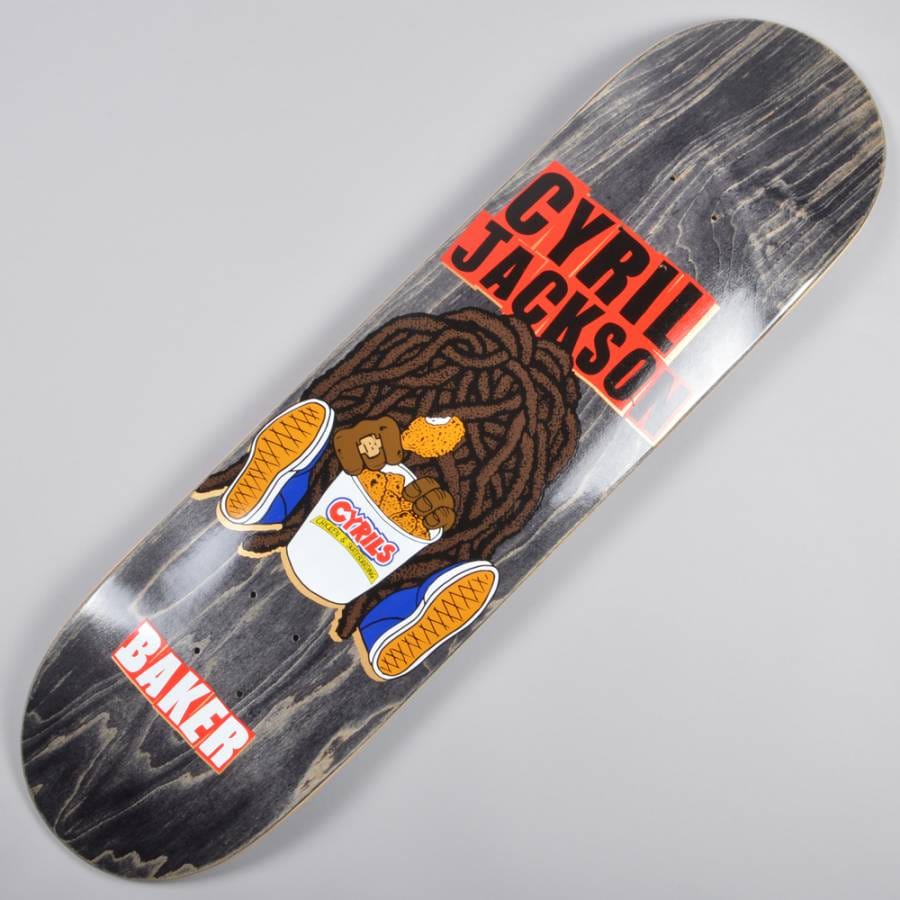 Baker Skateboards Cyril Jackson Chicken Black Skateboard Deck 8.25