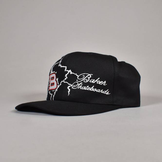 Baker Skateboards Electrified B Snapback Cap - Black
