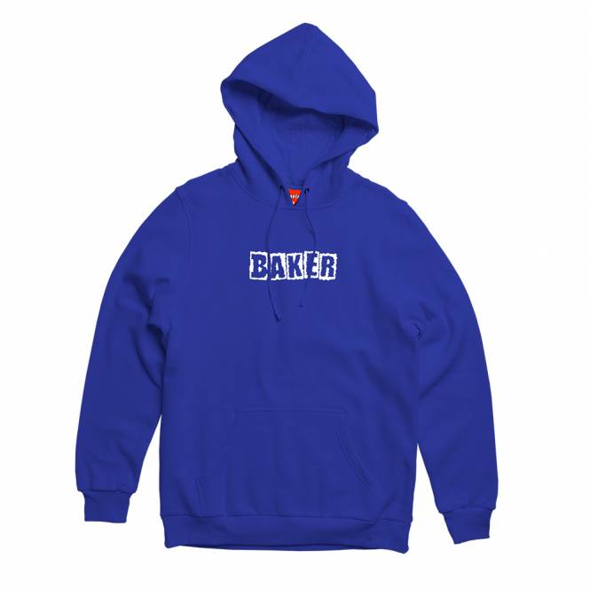 Baker Skateboards Library Card Pullover Hoodie - Royal Blue