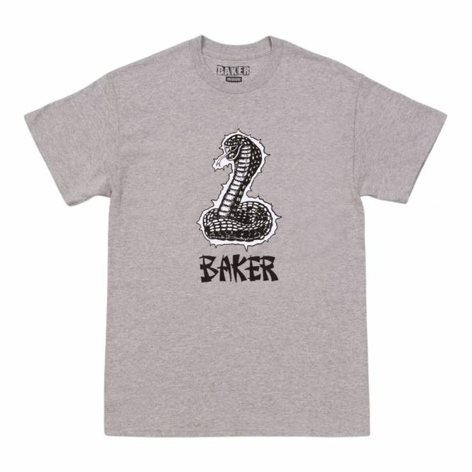 Baker Skateboards Neurotoxin Skate T-Shirt - Heather Grey