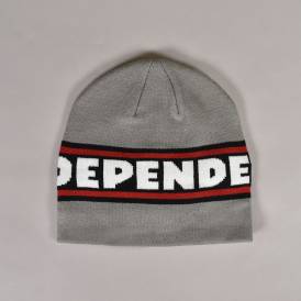 Bar Logo Skully Beanie - Grey