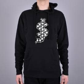 Barbed Wire Pullover Hoodie - Black