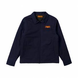 Basic Eagle Stash Jacket - Navy/Orange
