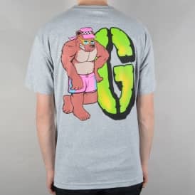 Beach Bum Skate T-Shirt - Heather Grey