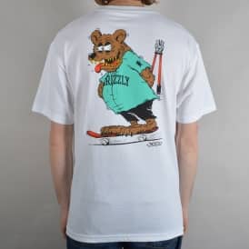 Bear Fink Skate T-Shirt - White