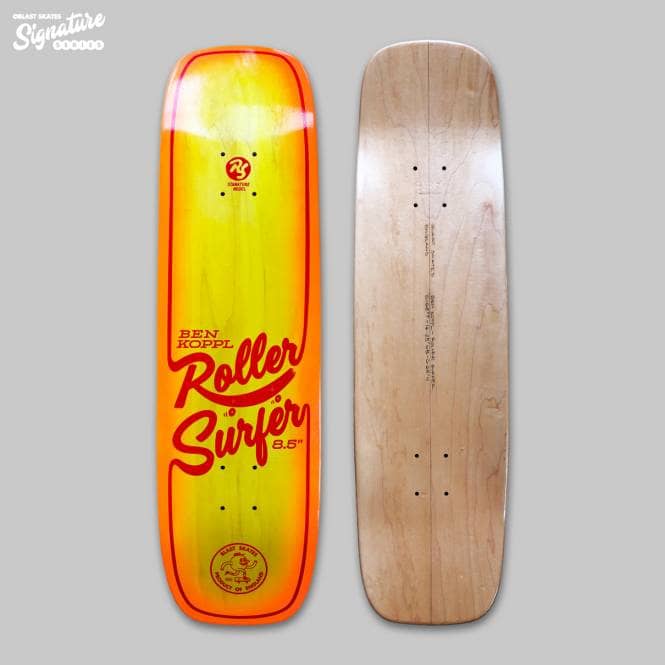 Blast Skateboards Ben Koppl Roller Surfer Skateboard Deck 8.5