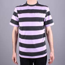 Big Beautiful Stripe Tee - Black/Lavender