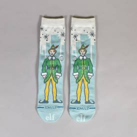 Big City Elf Socks - Ice Blue