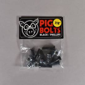 Black Phillips Skateboard Bolts - 7/8''