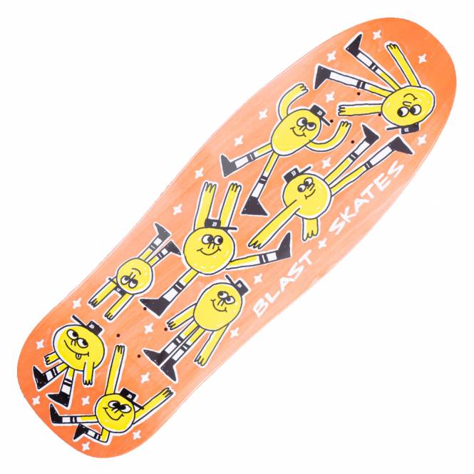 Blast Skateboards Mascot Doodle (Shaped) Skateboard Deck 10''