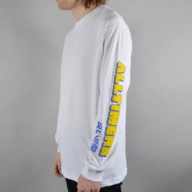 Block Longsleeve T-Shirt - White
