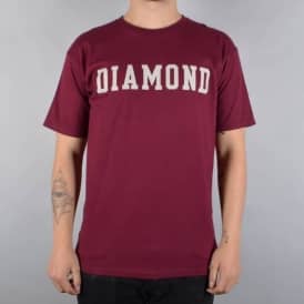 Block Skate T-Shirt - Burgundy