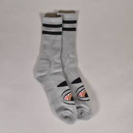 Bloodshot Eye Socks - Grey