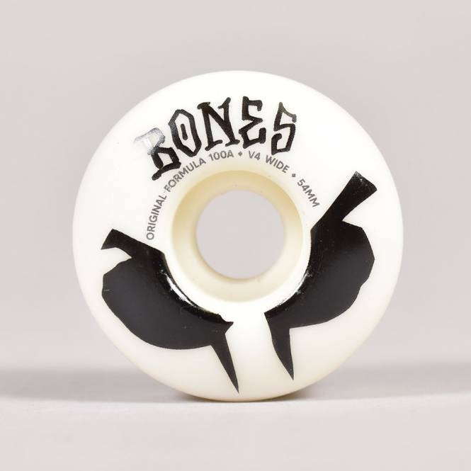 Bones Wheels Original Formula 100A V4 Wide Skateboard Wheels 54mm 