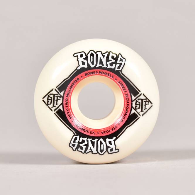 Bones Wheels STF 103A V5 Sidecut Skateboard Wheels 52mm