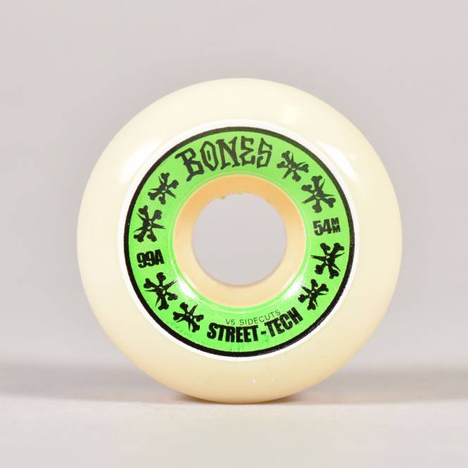 Bones Wheels STF 99A V5 Sidecut Skateboard Wheels 54mm